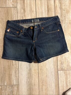 Big Star Indigo Denim Low-Rise Jean Shorts